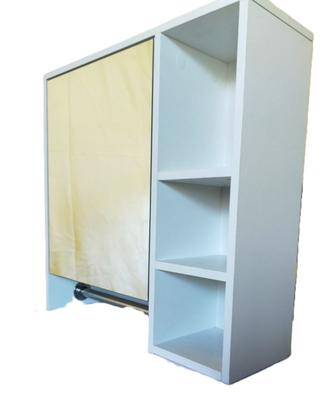 Mobiletto Pensile da Bagno con Specchiera
