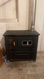 Stufa a legna cin forno