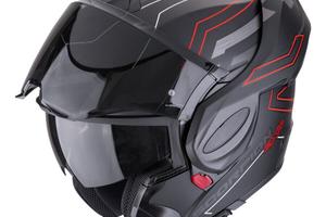 Casco modulare Scorpion EXO-TECH EVO CONQUER NERO 