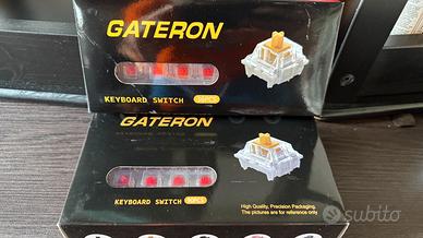 Gateron Jupiter RED switch tastiera meccanica 126