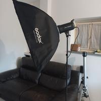 Coppia softbox Godox 60x90 NUOVI (con grid)