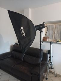 Coppia softbox Godox 60x90 NUOVI (con grid)