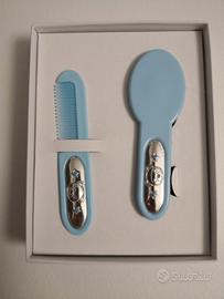 Set Neonato Pettina e spazzola - argento