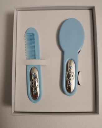 Set Neonato Pettina e spazzola - argento