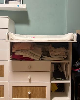 Fasciatoio IKEA + cassettiera