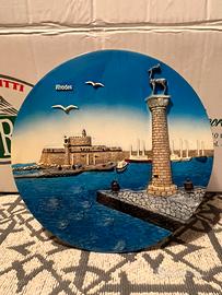 Piatto souvenir Rodi (Grecia)