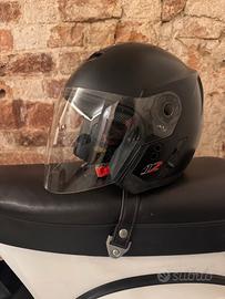 Casco Jet GREX J2 Black Matt con Doppia Visiera