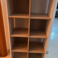 libererà scaffale a cubi 
