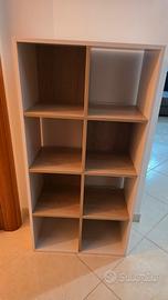 libererà scaffale a cubi 