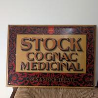 Targa vintage da collezionismo Stock Trieste