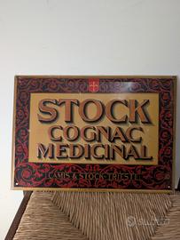 Targa vintage da collezionismo Stock Trieste