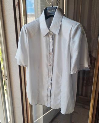 Camicia donna vintage anni 80 con spalline - L