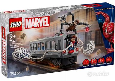 LEGO 76321 Spider-Man vs. Doc Ock Subway Train Sce