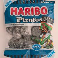 Caramelle liquirizia salata Haribo Piratos Salt 12