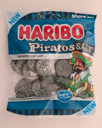 Caramelle liquirizia salata Haribo Piratos Salt 12