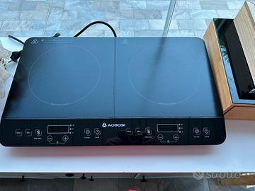 Piastra elettrica 2 fuochi ad induzione