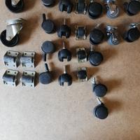 Ruote rotelle girevoli orientabili per carrelli
