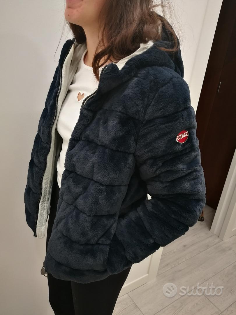 Pelliccia sintetica COLMAR blu - Abbigliamento e Accessori In vendita a  Monza e della Brianza