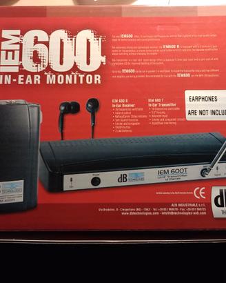 IN-EAR MONITOR - IEM 600 - DB Technologies
