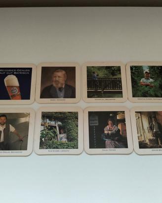 set sottobicchieri da collezione 