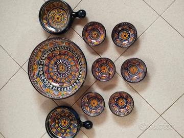 Ravello ceramica Vietrese 9 pezzi 