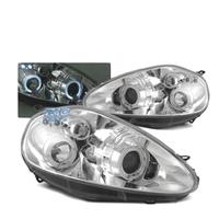 FARI OCCHI ANGEL FIAT GRANDE PUNTO 05-08 CROMATI