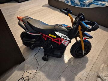 Moto Elettrica per Bambini Aprilia Small 6V Nera
