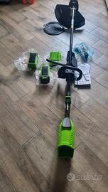 Decespugliatore Greenworks a batteria