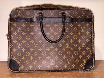 louis vuitton monogram macassar porta documenti