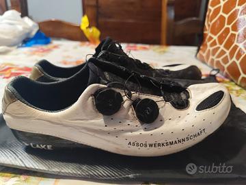 scarpe bicicletta assos lake carbon numero 43