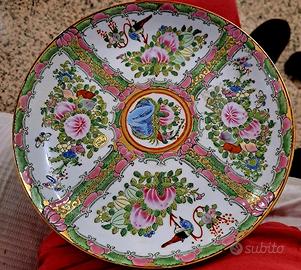 piatto decorativo in porcellana cinese,