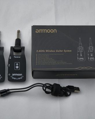 Sistema wireless chitarra/basso Ammoon 2,4 GHz