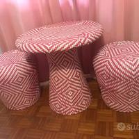 Tavolino + 2 sedute per bambini