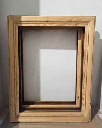7 cornici legno massello grande dimensioni 