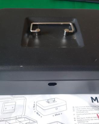 Cassetta porta Monete 28x18x9- No Nottolino chiavi