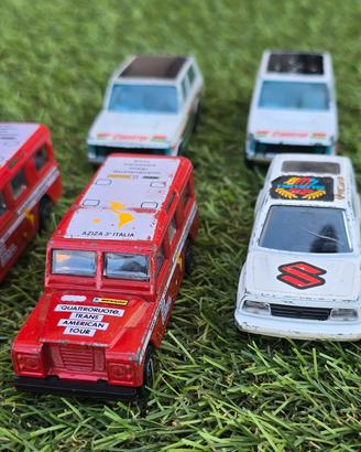 Bburago lotto Land Rover + Suzuki scala 1/43