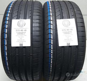 2 GOMME 225 40 18 FULDA A71892