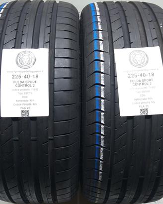 2 GOMME 225 40 18 FULDA A71892