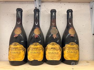 Vino Barolo 1967 (4 bottiglie)