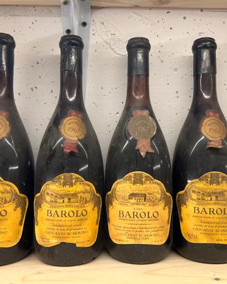 Vino Barolo 1967 (4 bottiglie)
