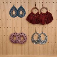 Set 4 paia orecchini da donna misti