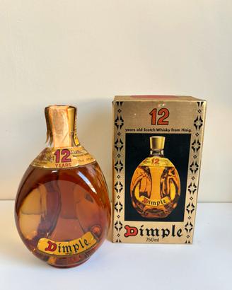 Dimple Scotch Whisky 12 YO, 75cl, anni 80
