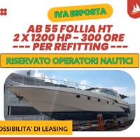 AB 55 HT Follia da refittare-Man 2X1200 hp-300 ore