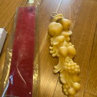 Ghirlanda candela cera d’api 30 cm mangiafumo