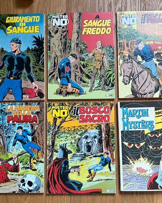 Fumetti Mister No, Martin Mystere, Indiana Jones