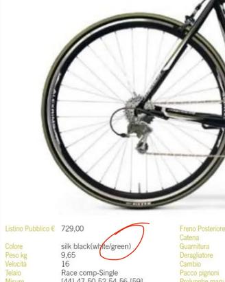 Bici da corsa Merida