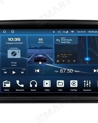 Autoradio Android Smart Fortwo 451 CarPlay