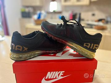 Nike Air Max 2013, Taglia 44, Nere Originali