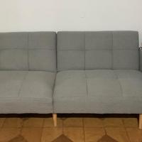 1divano ecopelle+1divano letto