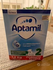 LATTE IN POLVERE APTAMIL 2 FORMATO SCORTA 1,2 Kg DAL 6° MESE AL 12°